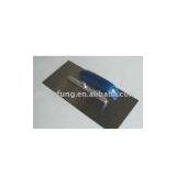 PLASTERING TROWEL WITH BLUE WOODEN HANDLE thumbnail-1