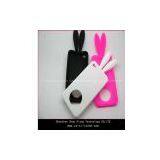 Silicone Case for Apple Iphone 4g ,rabbit Shape thumbnail-1