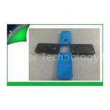 Custom Black Iphone 4 / 4s S Shape TPU Case With Printing Logo Anti - Dust