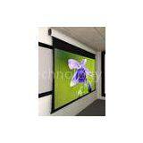 100 Inch Tab Tensioned Motorized Screen , Home Theater Motorized Screen HD Grey Fabric thumbnail-1