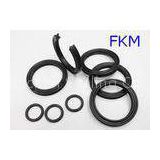 FKM Black Heat Resistant Quad Ring For Diesel Fuels , Rubber X Ring Seals
