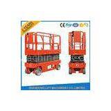 Small Mobile Electric Hydraulic Lift Table for Rental / Material Handling / Aerial Work