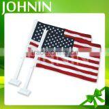 Wholesale Different Material 30*45 cm Polyester American Car Flag thumbnail-3