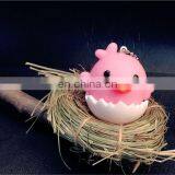 Vinyl Glue Eggshell Rooster Fashion Key Chain Ring Keyfob Bag Pendant Charms thumbnail-4