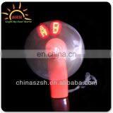 Beautiful Plastic Propeller Fan LED Clock for Summer