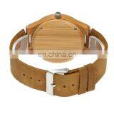 Latest Genuine Leather Watch Bamboo Watch Wooden Watch thumbnail-2