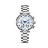 Women Chrono Analog Quartz Watch Waterproof Ladies Alloy Watch , Multifunction Sports Watch for Girls thumbnail-2