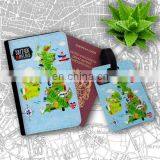 Passport Holder Felt Card Holder With Digital Printing Colorful Logo thumbnail-4