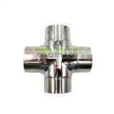 Ss304 Ss316l Pipe Fitting Union 4-way Cross Stainless Steel Pipe Fitting Connectors for Railings thumbnail-6