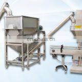 high quality industrial powder mixing filling packing machine line, powder packing production line