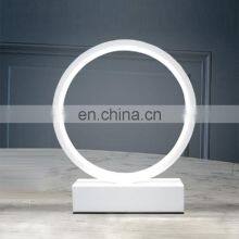 Europe Home Decor Donut LED Baby Series Desk Lamp Metal Base Rechargeable Bed Side Table Lamp thumbnail-1