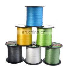 New 4 Strands 300m Strong Multifilament PE Tackle Fishing Line 6 Colors Polyethylene Super Braided Line