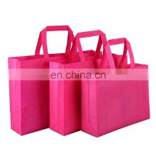 Reusable wine shopping bag colorful non woven fabric tote bags with custom printed logo