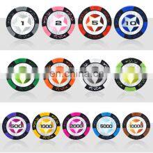 Aluminum Case ABS Custom Luxury Casino Texas Monte Carlo 300 Premium Poker Chip Set thumbnail-3