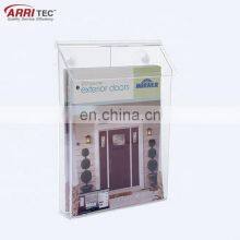 Outdoor Brochure Holder Car Mount Acrylic Brochure Box With Suction Cups thumbnail-4