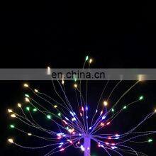 Hanging Starburst String Light 120LEDs DIY Firework Copper Fairy Garland Christmas Lights Outdoor Twinkle Lamp thumbnail-5