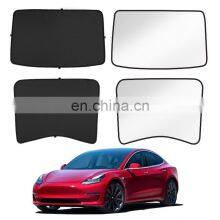 Glass Roof Sunshade Heat Insulation Car Curtain Sunroof For Tesla Model 3 2017-2019 thumbnail-3