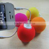 2013 New Arrival High Quality Mini Portable Colorful Ball Mobile Phone Audio Speaker For IPhone5/iPhone 4S/iPad Mini/iPad 4