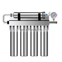 Household 3 Stages Stainless Steel Tankless Water Filtration System Purifier