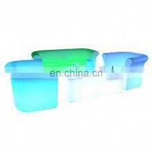 Bar Tables Hookah Furniture Lounge Led Sofa Hot Sale Led Glowing Chair Home Decorative Multi Color Luminous Sofa Chair thumbnail-2