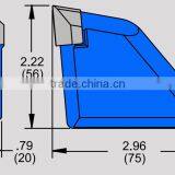 DT87 Welding Carbide Cutter Bit Flat / Weld On Series Trenching Tool thumbnail-2