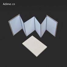 Fabric Linen Folding Out Photo Album Holder Stand Clips thumbnail-2