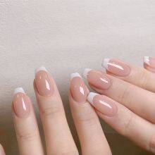 Whitening French Ballet Wearing Nails Cross-border Hit Box Nail Art Nail Tips Wholesale Press On Nails SUYLF