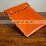 For Ipad Case Bag With Italian Craft-For Ipad Radiation Protection Leather Case 100% Handmade