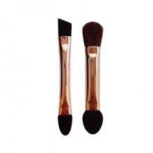 Popular Small Size Double End Makeup Brushes for Eyeshadow Eyebrow Horse Sponges Tips Custom Logo thumbnail-5