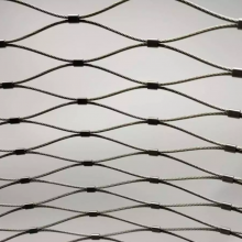 Stainless Steel Cable Mesh Ferrule Wire Rope Mesh for Zoo Bird Aviary Net/Green Wall/Decorative Wire Mesh/Stair Railing Mesh Fence thumbnail-4