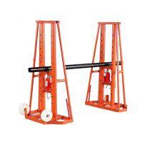 Heavy-Duty Elec-Hyd Cable Pay-Off Rack | 5T Cap, Steel, Global Use thumbnail-5