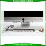 Modern Elegant PC Holder Mount Shelf Desk Tidy Stand With Usb Port for Charging