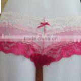 White Pink Sexy Lace Woman Panties,underwear Woman Transparent thumbnail-1