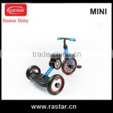 Hot sale fashion RASTAR steel frame MINI licensed baby kids 3 wheel tricycle
