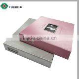 Custom Luxury Embossed Leather Cover Photo Album With PVC Insert thumbnail-4