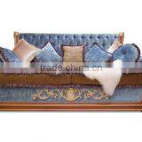 2015 Hot Sales Classic Sofa Set A65360,European Style Beech Wood Sofa Set With Hand Carved thumbnail-6