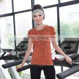 Women Workout Gym Sports Top Fitness Running Yoga T-Shirt thumbnail-1