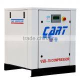 Variable Frequency Screw Air Compressor 7.5KW 10HP Belt Drive High Efficiency Industrial Machine