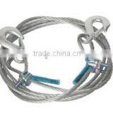 Car Breakdown Use Quality Steel Wire Tow Rope thumbnail-1