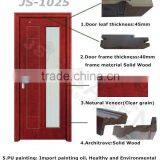 Simple Design Office Vision Panel Glass Wood Door Pictures thumbnail-2