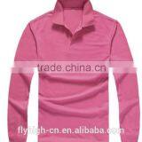 New Style Casual Long Sleeve Unisex Polo T Shirt thumbnail-4