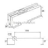 China Suppliers Patch Fitting for Frameless Glass Door DL-016 thumbnail-2