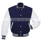 100% Wool Body Varsity Jacket,customized 100% Pure Wool Body Varsity Jacket/100% Pure Leather Sleeves Varsity Jacket thumbnail-4