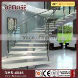 Spiral Staircase With Steel Pipe Glass Stair Handrail thumbnail-1