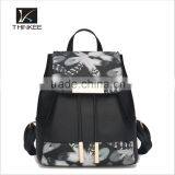 Custom Oem Print Cheap pu Leather Backpack Bags