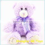 Customize Filling Purple Teddy Bear