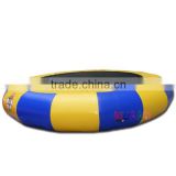 Commercial cheap inflatable bungee jumping water platform trampoline