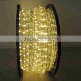 Round/flat 12V 110 220V Dimmable Decoration Smd Color Changing Led Rope Light With UL Quality Choice thumbnail-1