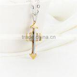 DAIHE Stainless Steel Jesus Christ Cross Pendant thumbnail-2