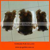 Natural Brown Color Rex Rabbit Fur Skin thumbnail-3